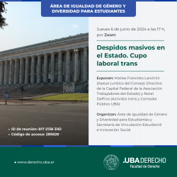Despidos masivos en el Estado. Cupo laboral trans