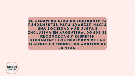 35° Aniversario de la Incorporación de la CEDAW en Argentina