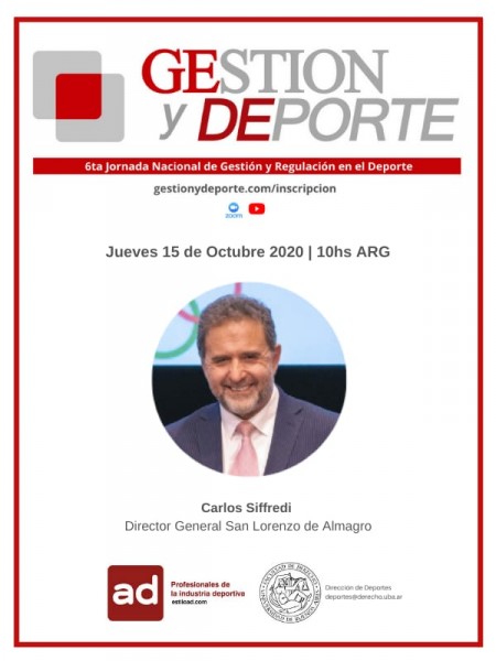 6ta Jornada Nacional Gestión y Deportes 