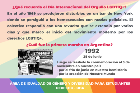 Día Internacional del Orgullo LGTBIQ+