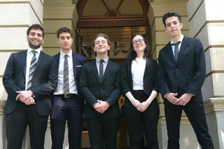 El equipo de la Facultad obtuvo el primer premio en el Concurso Nacional de Litigación Penal