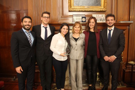 El equipo de la Facultad obtuvo el primer premio en el Concurso Nacional de Litigación Penal