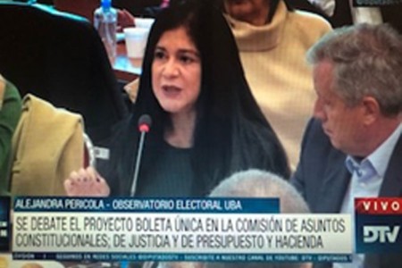 El Observatorio de Derecho Electoral de la Facultad de Derecho de la Universidad de Buenos Aires (ODE) participó del debate sobre el proyecto de ley para la implementación de la "Boleta Única en formato papel"