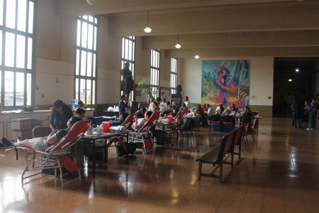 Campaña de donación voluntaria de sangre