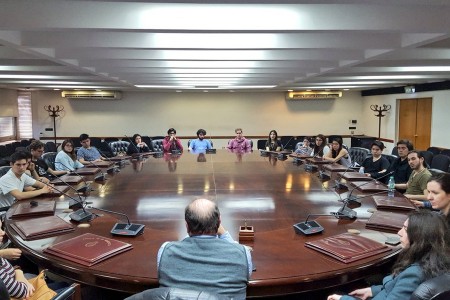 La Facultad recibió a estudiantes de la Universidad Diego Portales de Chile en el marco de Programa Intensivo de Invierno