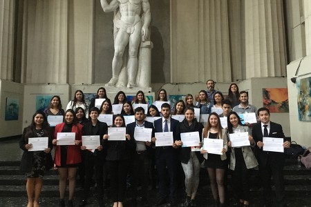 La Facultad recibió a estudiantes de la Universidad Andrés Bello de Chile para el Programa Intensivo en Derecho Penal