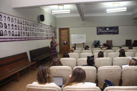 Tercer encuentro del Taller "Los/as estudiantes vamos a los juicios"