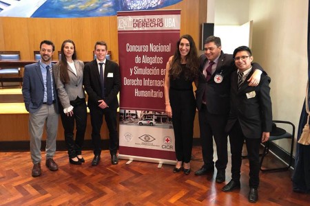 Un equipo de la Facultad se consagró ganador del Primer Concurso Nacional de Derecho Internacional Humanitario