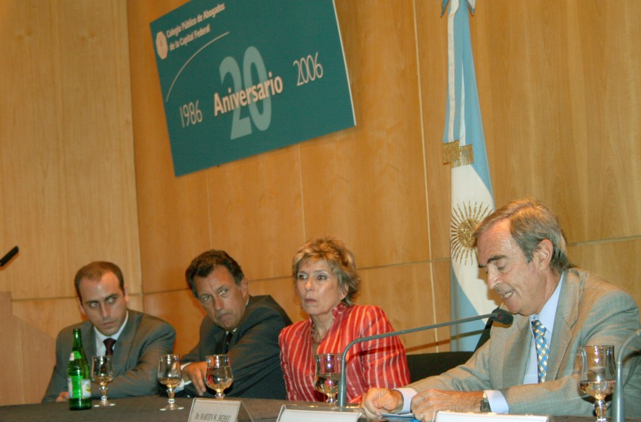 Alberto Spota (h), Alberto Dalla Vía, Susana Cayuso y Martín Dedeu