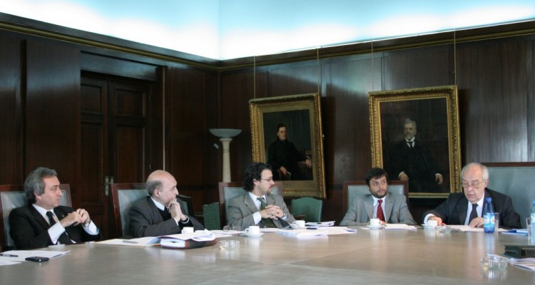 Gustavo Nadalini, Miguel Ángel Ciuro Caldani, Emiliano Buis, Gonzalo Álvarez y Atilio Alterini