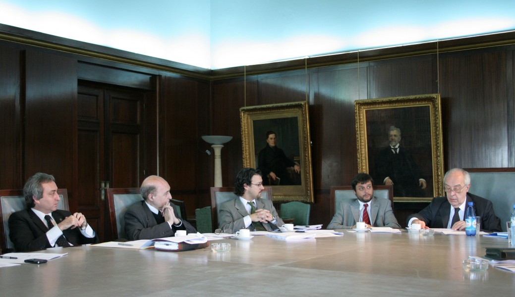 Gustavo Nadalini, Miguel Ángel Ciuro Caldani, Emiliano Buis, Gonzalo Álvarez y Atilio Alterini