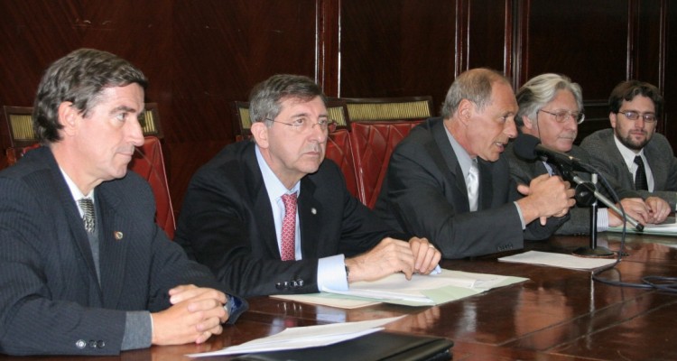 Luis Niño, Enzo Musco, Eugenio R. Zaffaroni, Giovanni Fiandaca y Ezequiel Malarino