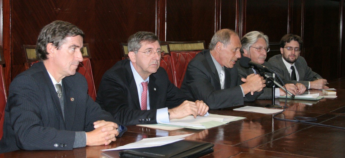 Luis Niño, Enzo Musco, Eugenio R. Zaffaroni, Giovanni Fiandaca y Ezequiel Malarino