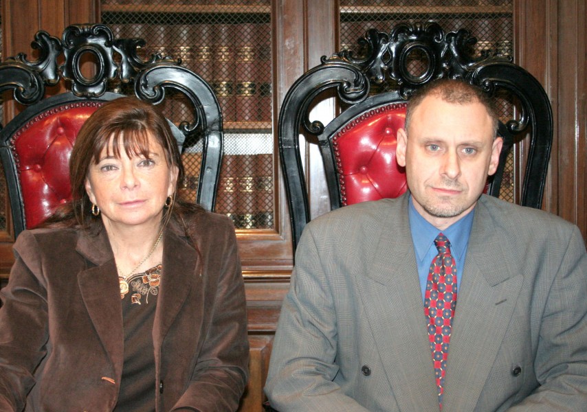 Margarita Moschetti y Alejandro Parini