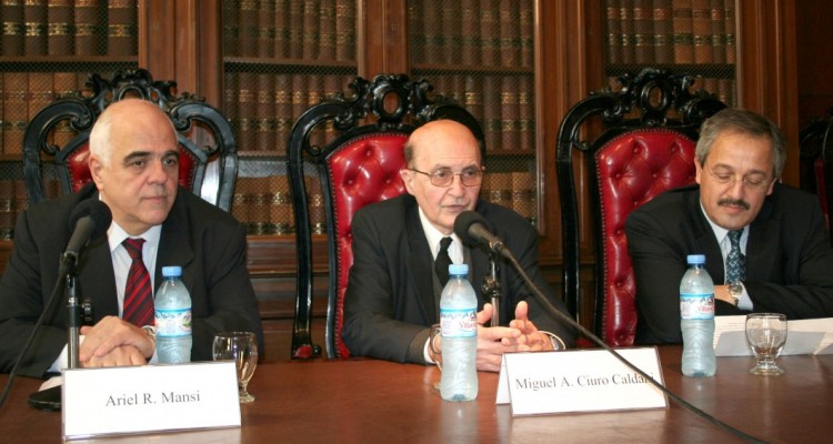 Ariel R. Mansi, Miguel Ángel Ciuro Caldani y Armando Abruza