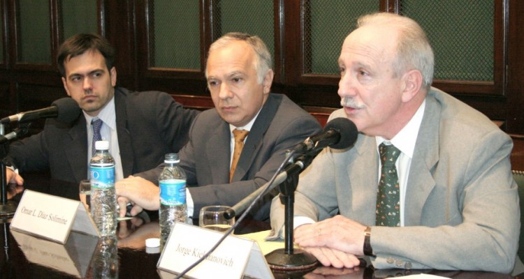 Fernando A. Sagarna, Omar Díaz Solimine y Jorge L. Kielmanovich