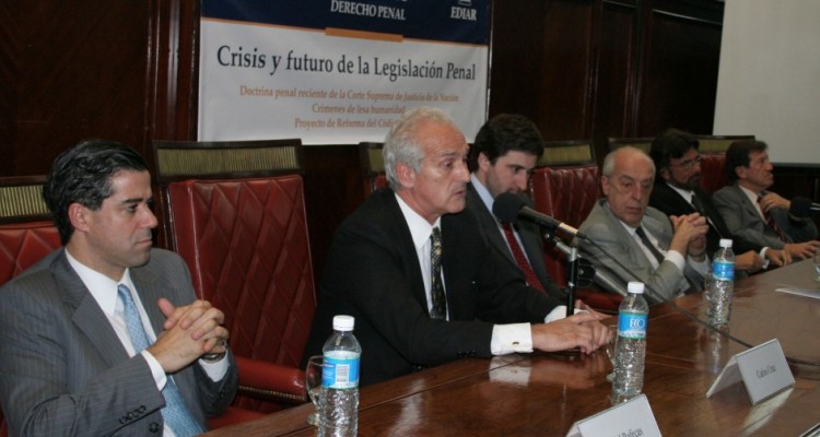 Daniel Rafecas, Carlos Cruz, Carlos Mas Velez, Atilio Alterini, Daniel Erbetta y José Buteler