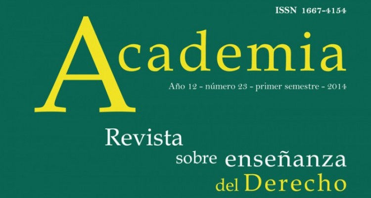 Nuevo número de la Revista Academia