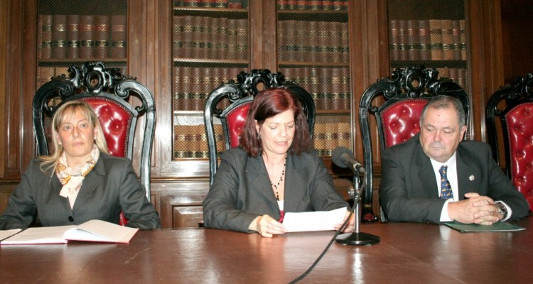 Carmen López Rendo, Mirta Beatriz Álvarez y Luis Rodríguez Ennes