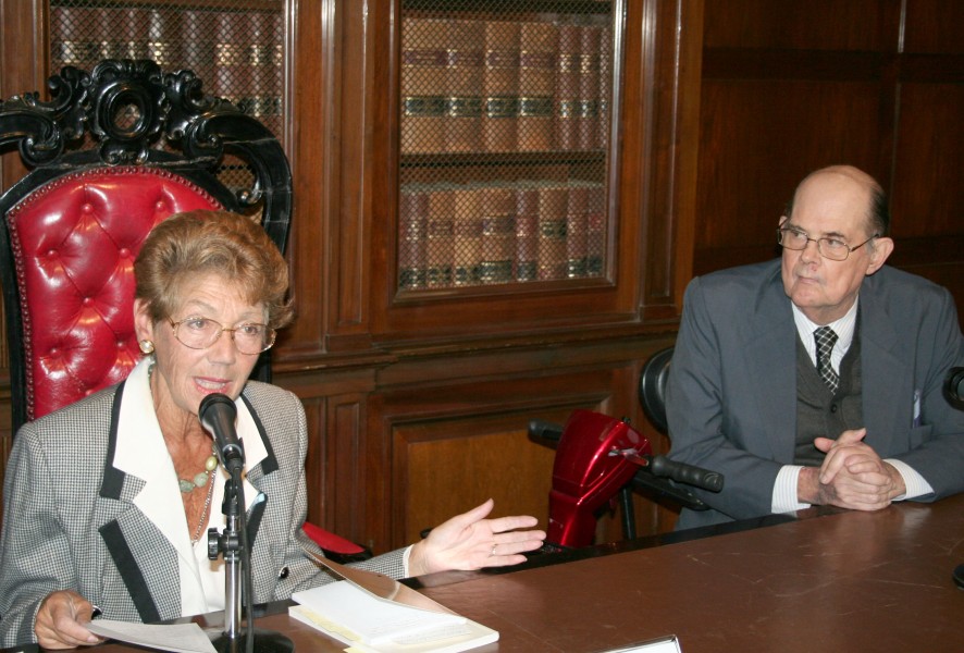 Hortensia Gutiérrez Posse y Andrés D´Alessio