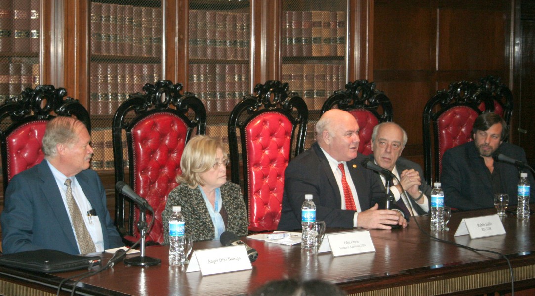 Ángel Díaz Barriga, Edith Litwin, Rubén Hallú, Atilio Alterini y Daniel Ricci