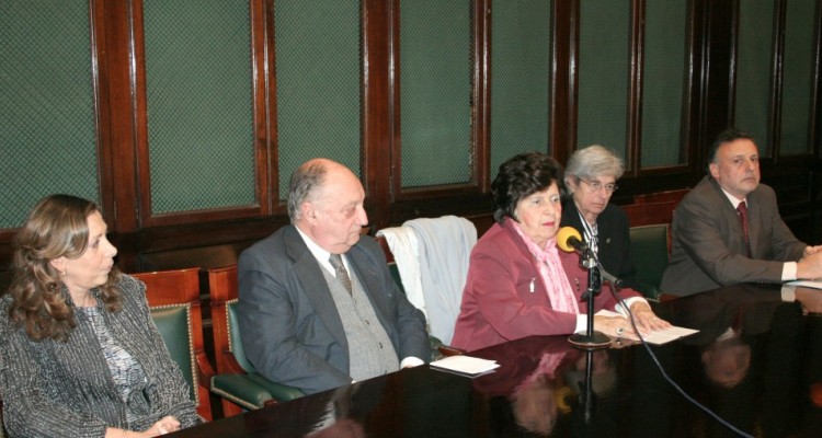 Irma Adriana García Netto, Norberto Rinaldi, Nelly Louzán de Solimano, Luisa López Gastey y José Carlos Costa