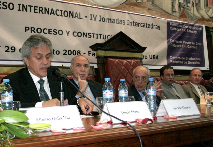 Osvaldo Gozaíni, Ricardo L. Lorenzetti, Atilio A. Alterini, Oscar Zoppi y Daniel Sabsay