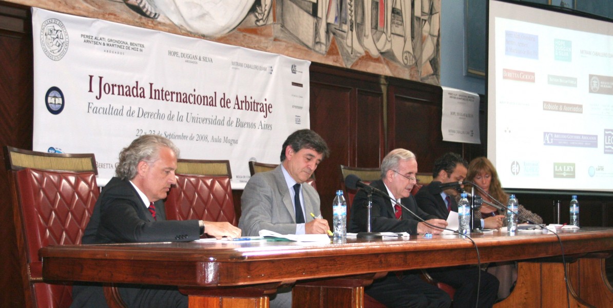 Diego Fernández Arroyo, Alejandro Garro, Tulio Ortiz y Darren Rosenblum