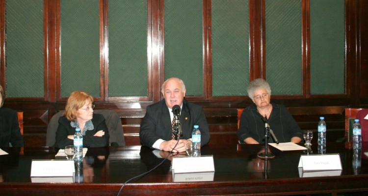 Diana Aisenson, Edith Litwin, Rubén Hallú, Sara Slapak y Nuria Cortada de Kohan