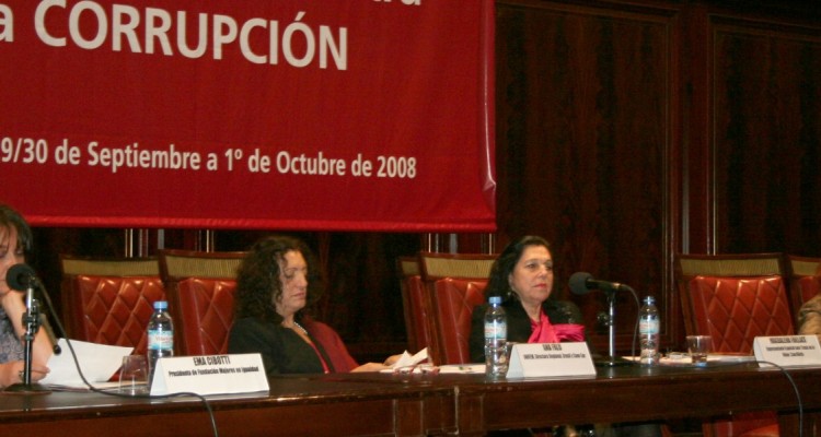 Ema Cibotti, Ana Falú, Magdalena Faillace y Monique Thiteux-Altschul