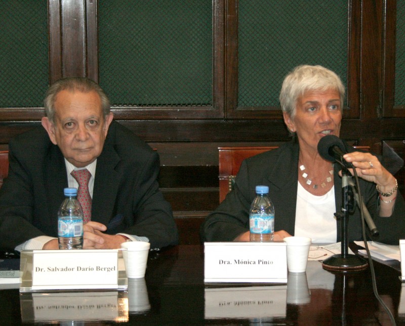 Salvador D. Bergel y Mónica Pinto