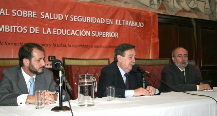 Horacio A. Gegunde, Alberto R. Dibbern y Andrés Fiandrino