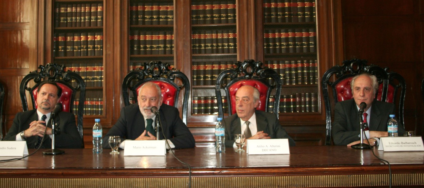 Alejandro Sudera, Mario E. Ackerman, Atilio A. Alterini y Eduardo Barbarosch