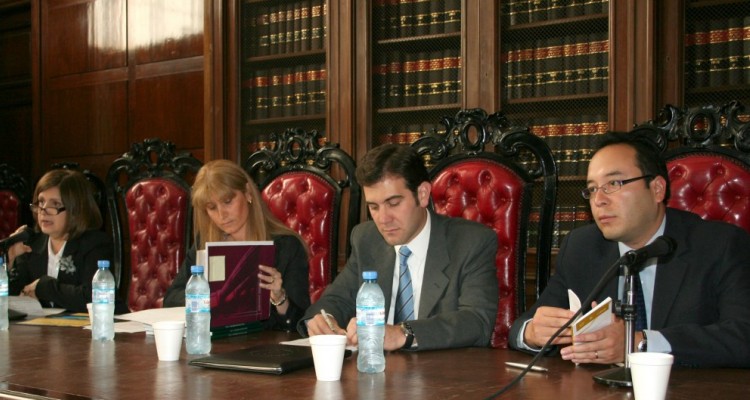 Ana María Bourimborde, Alejandra Lázzaro, Lorenzo Córdova Vianello y Ciro Murayama Rendón