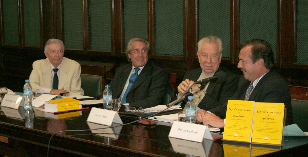 Ariel A. Dasso, Daniel R. Vítolo, Héctor Alegría y Marcelo Gebhardt