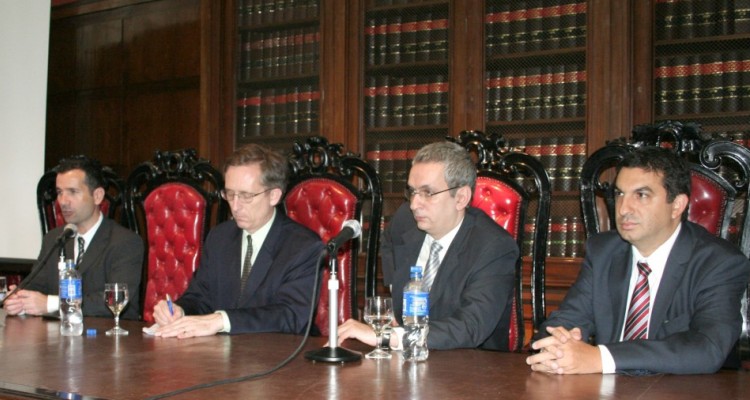 Javier Corrales, John Finn, Jorge Mayer y Alejandro Gómez