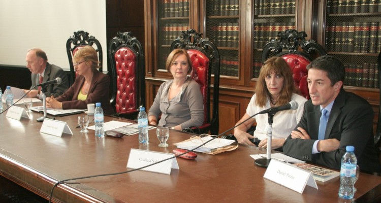 José Luis Monti, Alejandra Gils Carbó, Isabel Novosad, Graciela Solari y Daniel O. Parise