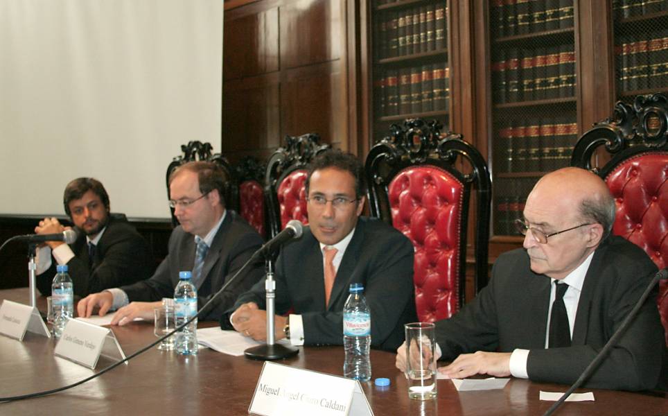 Gonzalo Álvarez, Fernando Laiseca, Carlos Gimeno Verdejo y Miguel Ángel Ciuro Caldani