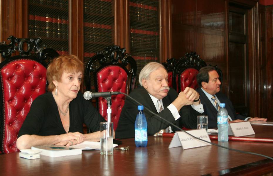 Graciela Fernández Meijide, Eduardo Russo y León Arslanian