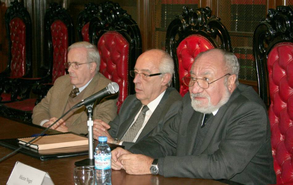 Tulio Ortiz, Atilio A. Alterini y Héctor Negri