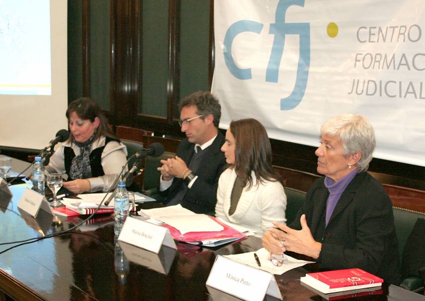 Sandra Fodor, Mariano Fridman, Marisa Braylan y Mónica Pinto