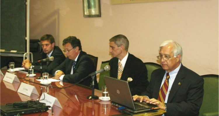 Julián Ercolini, Alberto Dalla Vía, Luis Palma y Edward Charles Prado