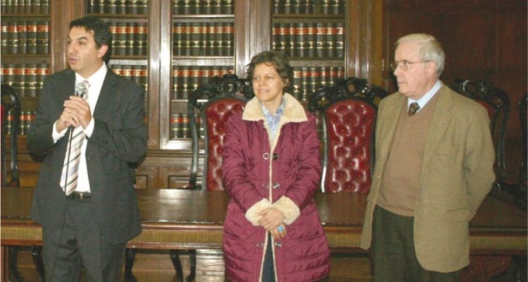 Alejandro Gómez, María Emilia López y Tulio Ortiz