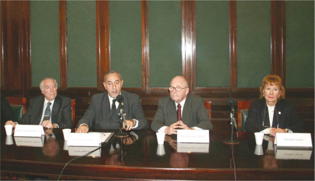 Ramón G. Brenna, César Sergio Duro, Daniel R. Altmark y Matilde Camelli