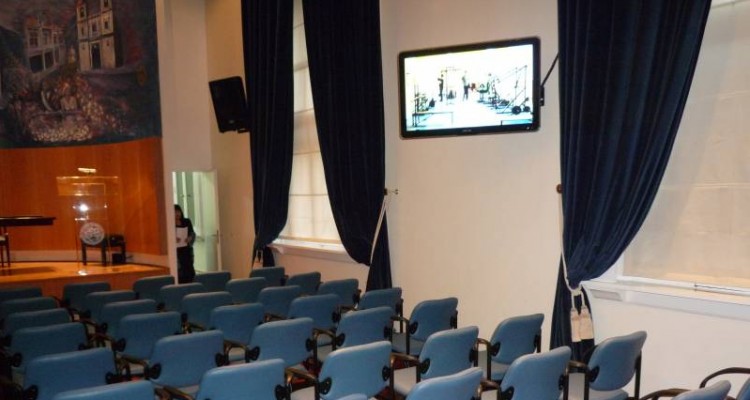 Acto inaugural del Salón Azul de la Facultad de Derecho