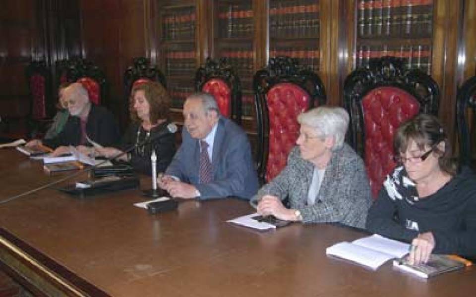 María Luisa Pfeiffer, Martín Roubicek, Patricia Urbandt, Salvador D. Bergel, Elba Martínez Picabea de Giorgiutti y Patrícia Digilio