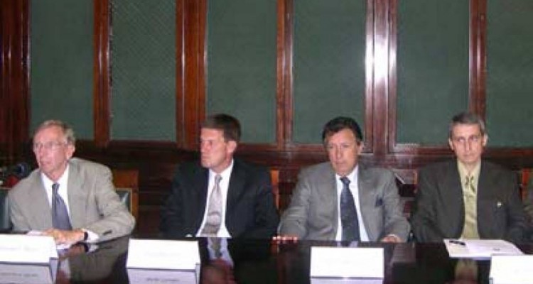 Thomas J. Moyer, Julián Ercolini, Alberto R. Dalla Vía y Luis Palma