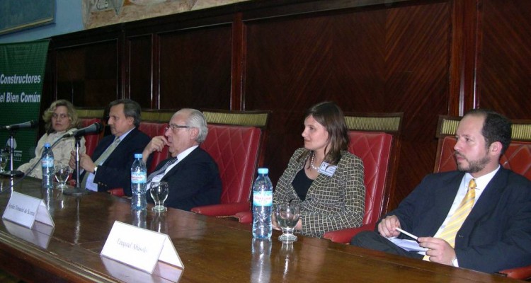 Elina María Tejerina, Guillermo Cartasso, Atilio Alterini, Ayelén Tomasini de Scorza y Ezequiel Abásolo