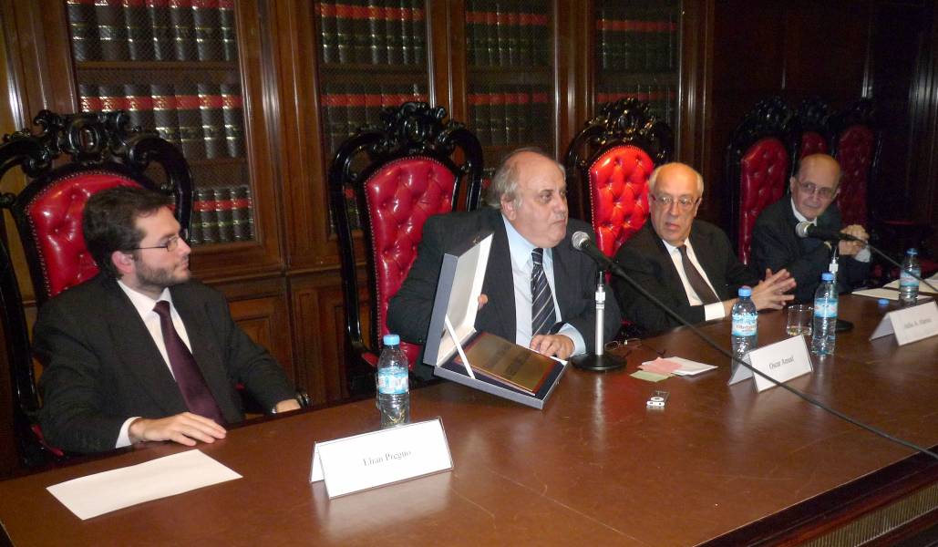 Elian Pregno, Oscar Ameal, Atilio A. Alterini y Miguel Ángel Ciuro Caldani