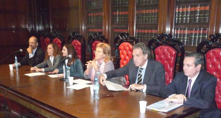 Rafael M. Manóvil, Mónica Rothenberg, Laura Lavia, María Blanca Galimberti, Jorge Bazán y Rafael Barreiro